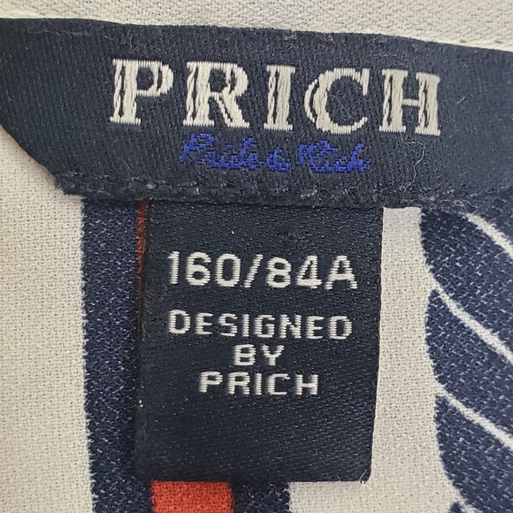 PRICH Pride & Rich Striped Blouse Small Medium - Picture 8 of 8